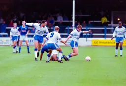 Steve Claridge comes away with the ball