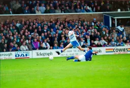 Steve Claridge in full flow