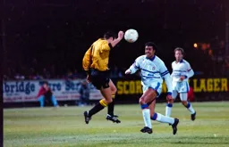 Chris Kamara in attack