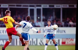 Steve Claridge takes a knee in the back
