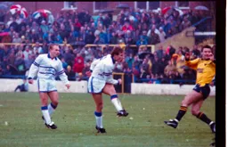 Julian James lets fly