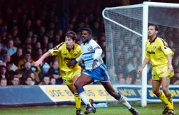 Ian Benjamin moves towards the cross
