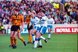 Phil Gray fires home for the Town