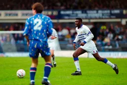 Marvin Johnson moving through midfield