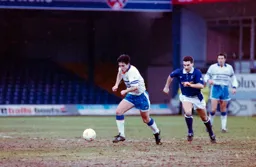 Ceri Hughes leaves his marker behind