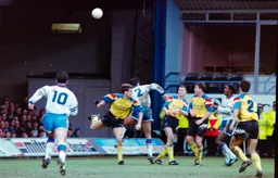 John Dreyer right in the heart of the Rams defence