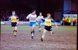 Paul Telfer trying to get the better of ex Town favourite Mark Pembridge