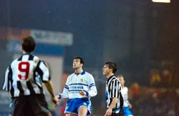 John Dreyer keeps a watchful eye on the ball