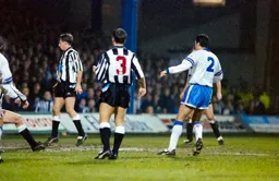 John Dreyer shoots from inside the box