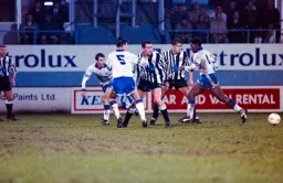 Ceri Hughes waiting for the ball to arrive