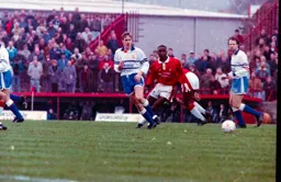 Julian James waiting for a pass