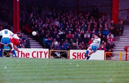 Paul Telfer gets in a cross