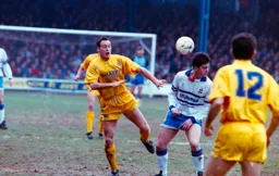 Ceri Hughes takes one to the back of the head