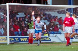 Kerry Dixon celebrates