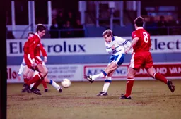 Julian James lets fly