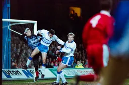 Paul Telfer tangles with the keeper