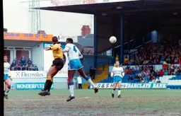 Marvin Johnson keeps close to his man