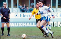 Ceri Hughes showing his pace