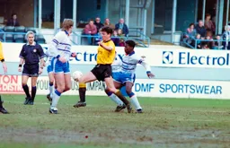 Martin Williams in for a tackle