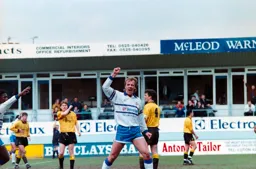 Kerry Dixon Celebrating