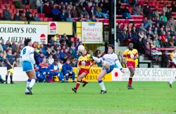 Ceri Hughes going to make the ball his