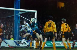 Phil Gray in on the keeper