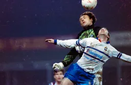 Phil Gray makes keeper work hard