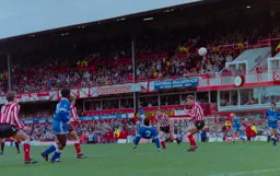 John Dreyer with an attempted overhead kick