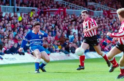 Paul Telfer gets a cross in