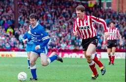 Phil Gray being chased by Butcher