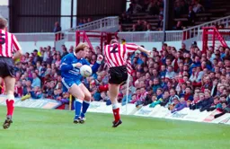 Kerry Dixon takes one for the team