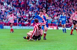 Terry Butcher won’t let Paul Telfer pass