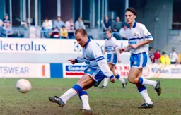 David Preece lifts one into the box