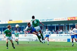 Julian James seen crashing to the ground