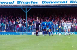 Phil Gray gets a yellow