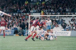 David Preece plays crab football