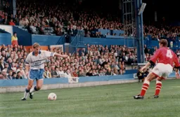 Julian James takes on former team mate Danny Wilson