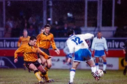 Ceri Hughes being hunted down