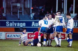 Ceri Hughes receiving treatment