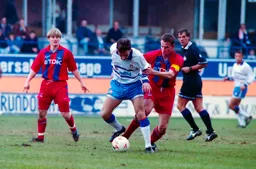 David Greene being held back by Gareth Southgate