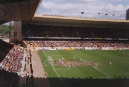 A general view of Molineux ground with Town on the attack