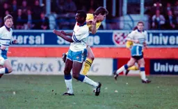 Mitchell Thomas makes sure the Millwall player will not get past