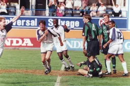 Gary Waddock has just netted a late leveller