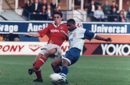 Dwight Marshall flashes in a shot