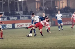 John Taylor battles his way through