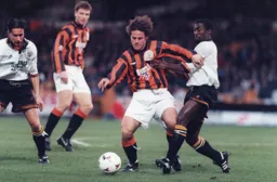 Graeme Tomlinson waltzes through the Vale defence. Sadly, he was to break his leg later in the game