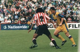 Our other goalscorer Ceri Hughes in action