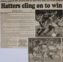 Match Report: Wycombe Wanderers vs Luton Town FC (7 Sep 1996)
