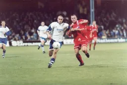 Andrew Fotiadis battles the Gill's defence