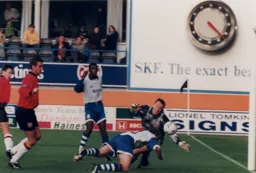 Paul Showler also scores his first goal for Luton